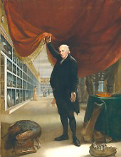 The Artist in his Museum 1822 By Charles Willson Peale
