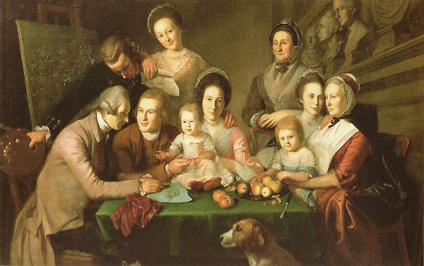 The Peale Family by Charles Willson Peale | Oil Painting Reproduction