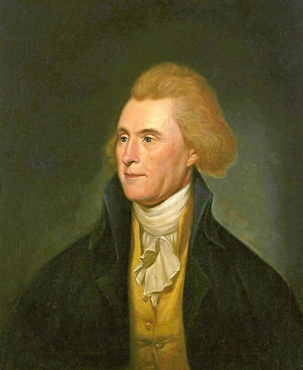 Thomas Jefferson 1776 by Charles Willson Peale | Oil Painting Reproduction