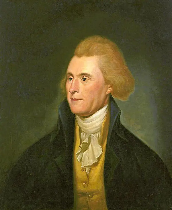 Thomas Jefferson 1776 By Charles Willson Peale