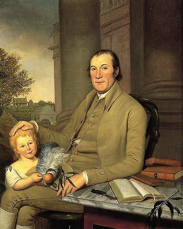 William Smith and his Grandson Robert Smith Williams | Oil Painting Reproduction
