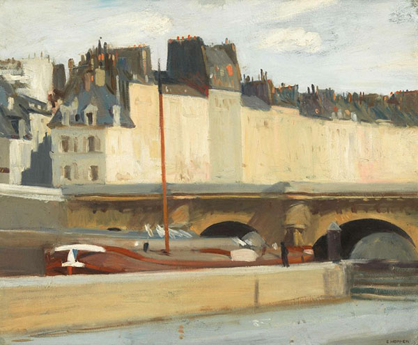 Ecluse De La Monnaie by Edward Hopper | Oil Painting Reproduction