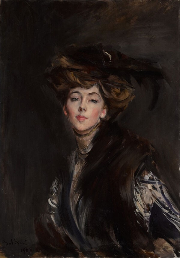 Portrait of Miss Anita Stewart | Oil Painting Reproduction