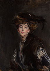 Portrait of Miss Anita Stewart By Giovanni Boldini