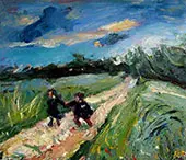 Return from School after the Storm By Chaim Soutine