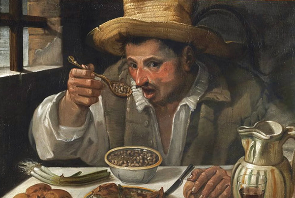The Beaneater by Annibale Carracci | Oil Painting Reproduction