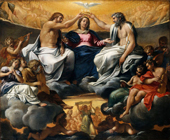 The Coronation of The Virgin By Annibale Carracci