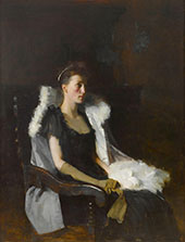 A Portrait of Ethel Grace Bolitho Nee Maclead By Frank Bramley