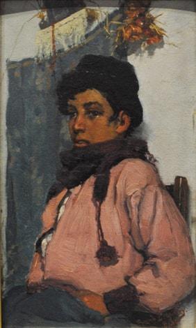 Italian Fisherboy by Frank Bramley | Oil Painting Reproduction
