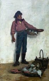 Neapolitan Fisher Boy By Frank Bramley