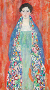 Portrait of Fraulein Leiser By Gustav Klimt