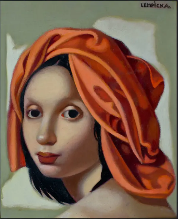 The Orange Turban II By Tamara de Lempicka