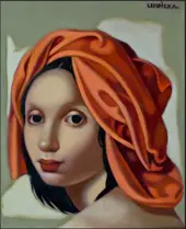 The Orange Turban II By Tamara de Lempicka