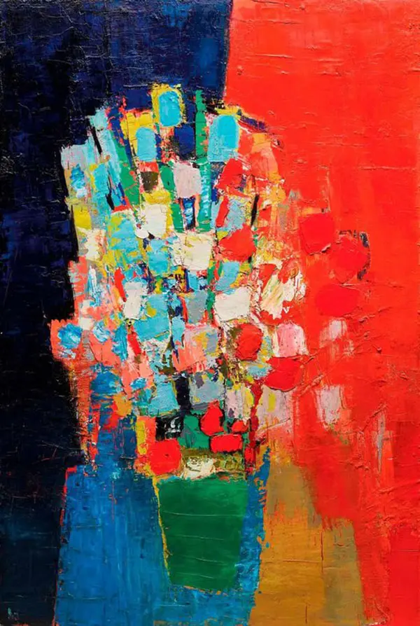 Fleurs 1952 By Nicolas De Stael