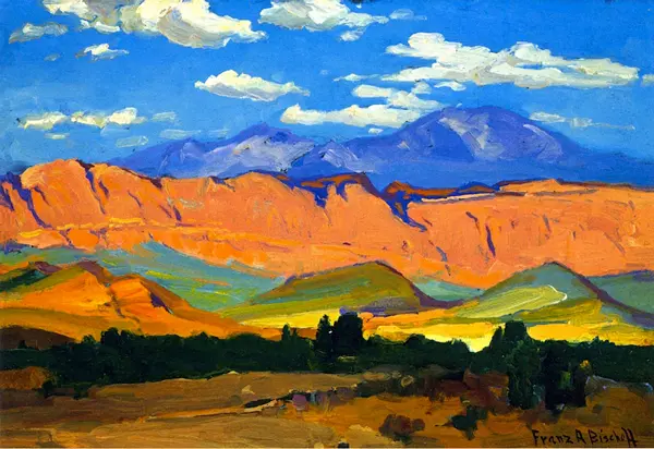 Utah Range By Franz Bischoff