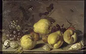 Still Life with Fruit c1610 By Balthasar van der Ast