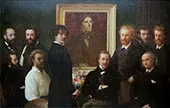 Homage to Delacroix 1864 By Henri Fantin-Latour