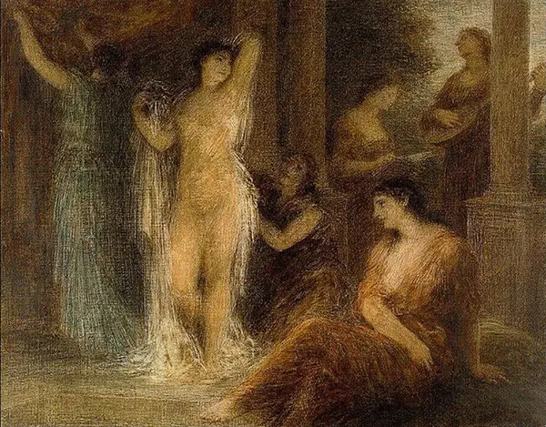 The Bath By Henri Fantin-Latour
