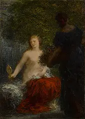 Woman at Her Toilette By Henri Fantin-Latour