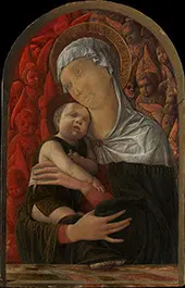 Madonna and Child with Seraphim and Cherubim By Andrea Mantegna