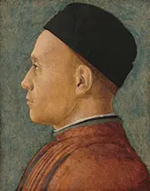 Portrait of a Man By Andrea Mantegna