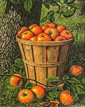 Basket of Apples 4 By Levi Wells Prentice