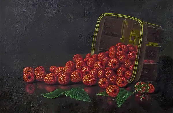 Still Life with Berries By Levi Wells Prentice