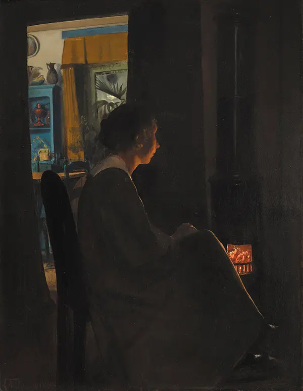 Twilight the Artist's Wife By Laurits Andersen Ring