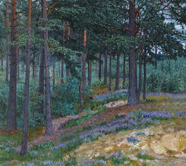 Bluebells By Nikolay Bogdanov Belsky
