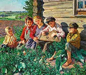 Summer Day By Nikolay Bogdanov Belsky