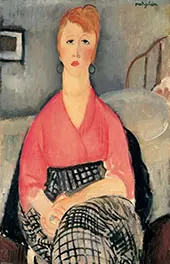 Pink Blouse 1919 By Amedeo Modigliani