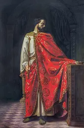 Portrait of King Fruela II of Leon By Leon Bonnat