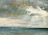 A Storm off the Coast of Brighton 1824 By John Constable