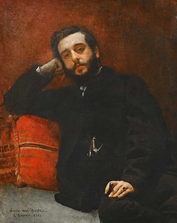 Portrait of Adrien Barthe By Leon Bonnat