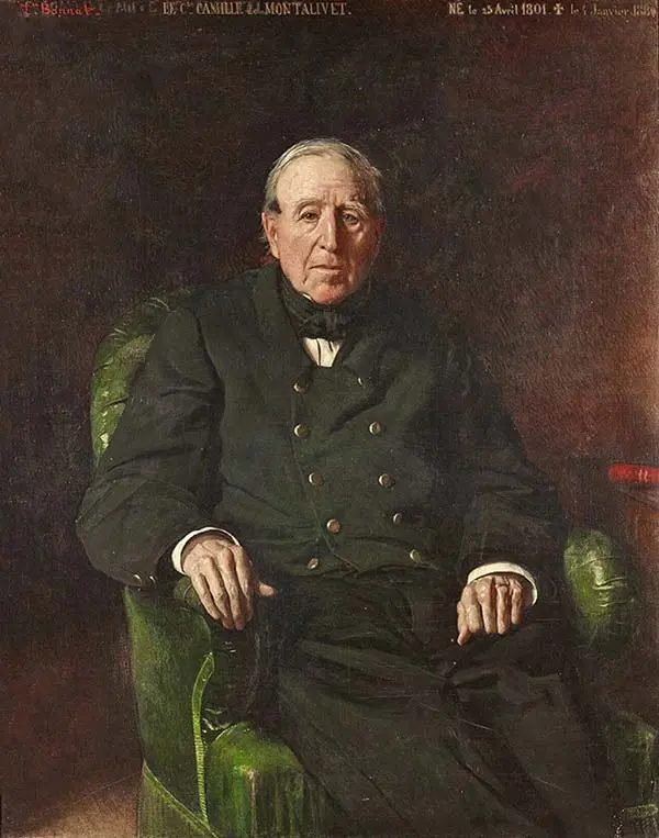 Portrait of Camille Bachasson By Leon Bonnat