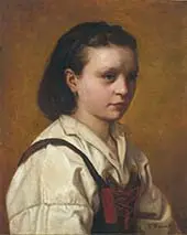 The Young Italian Girl By Leon Bonnat