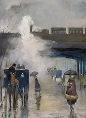 Berlin Alexanderplatz By Lesser Ury