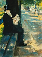 Gentleman in the Park By Lesser Ury