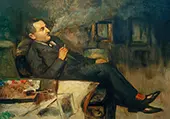 Smoking in the Studio By Lesser Ury