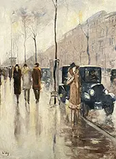 Winter Day in Berlin By Lesser Ury