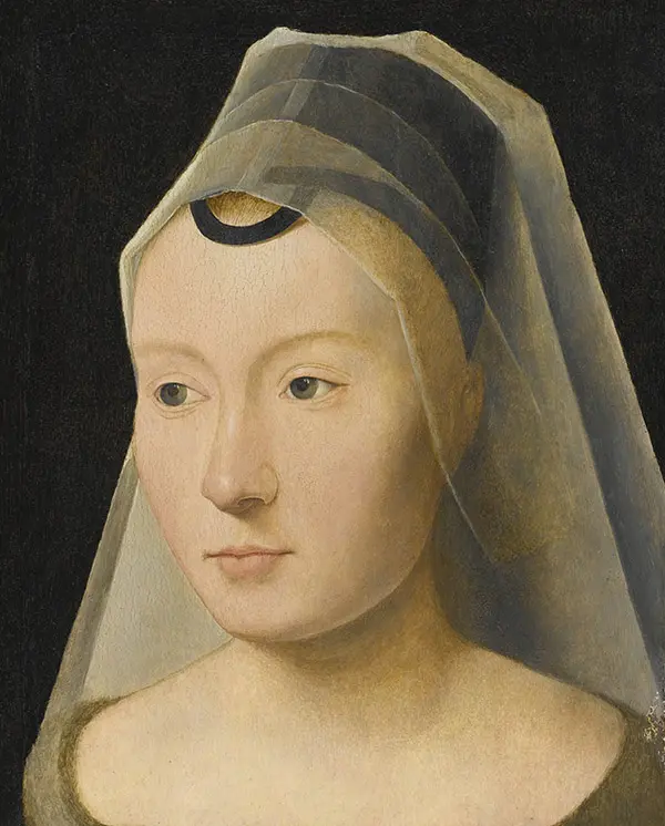 Portrait of a Young Woman c1450 By Hans Memling