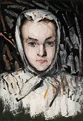 Portrait of Marie Cezanne Sister of the Artist By Paul Cezanne