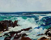 Surf and Spindrift By Frederick Judd Waugh