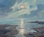 The Risen Moon By Frederick Judd Waugh