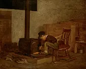 The Early Scholar By Eastman Johnson