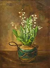 Still Life with Lily of the Valley 1899 By Anna Katarina Norstedt