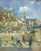 The Park in Charrettes Pontoise 1878 By Camille Pissarro