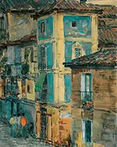Street Scene Spain By Childe Hassam