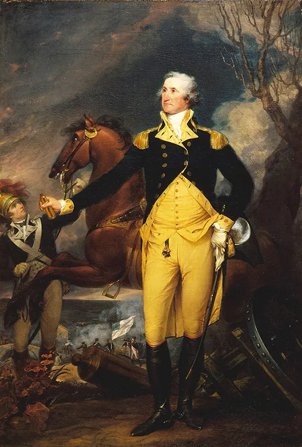 George Washington before the Battle of Trenton By John Trumbull