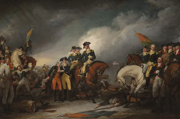 The Capture of the Hessians at Trenton 1776 By John Trumbull